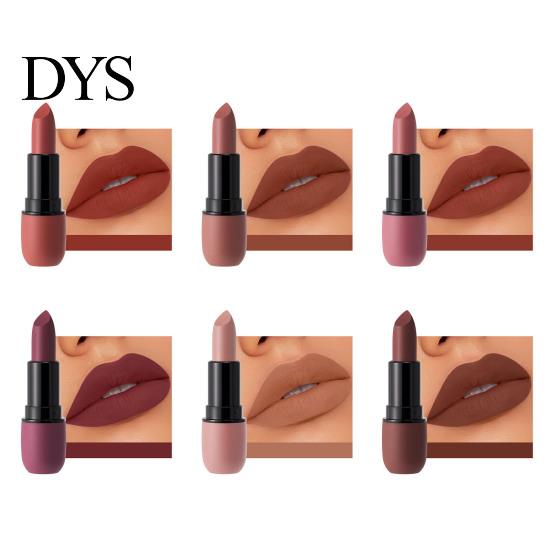 Lip Makeup Lipstick Waterproof Non-stick Cup Smudge-resistant Non-caked Anti-fade Matte Texture Long Duration Velvet Cosmetic Supply