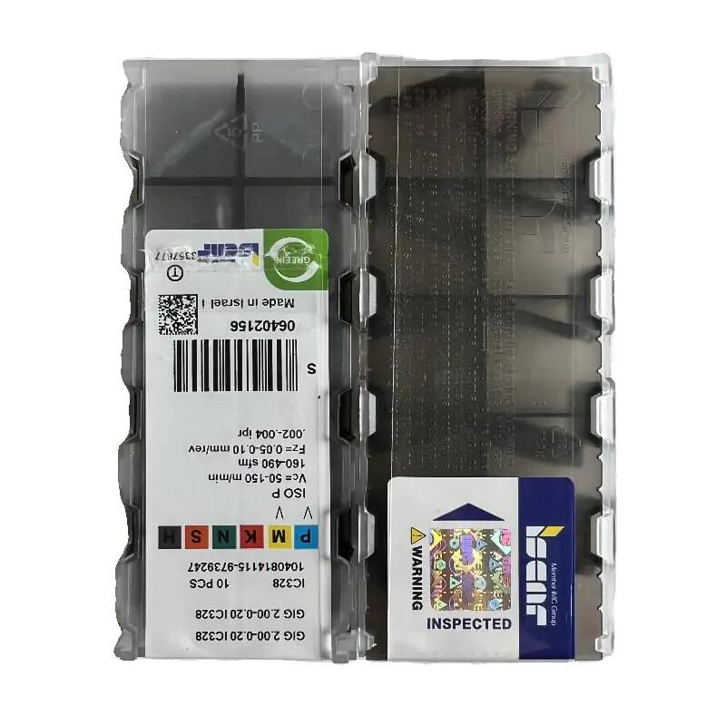 

ISCAR / GIG2.00-0.20 IC328 Industrial indexable carbide inserts 10 Pcs