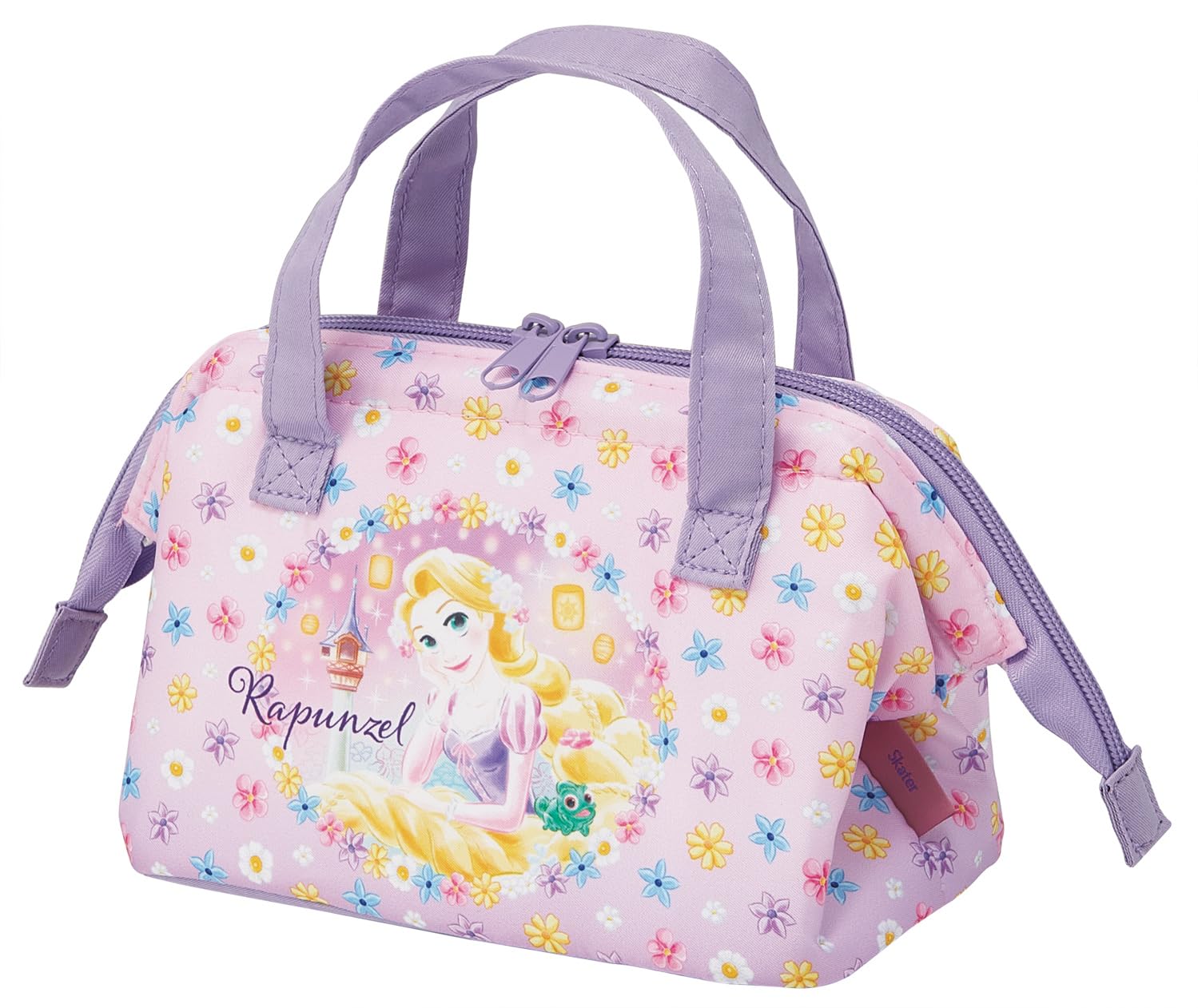 

Skater Insulated Lunch Bag with Clasp Closure, Kids Size, Disney Tangled Design, Size 25, Girls KGA0