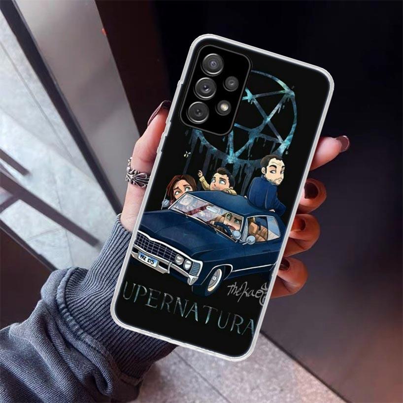 Supernatural SPN Dean Sam Phone Case For Samsung Galaxy A52 A51 A50S A32 A22 A12 A02S A72 A71 A31 A70 A30S Note 20 Ultra 10 Plus