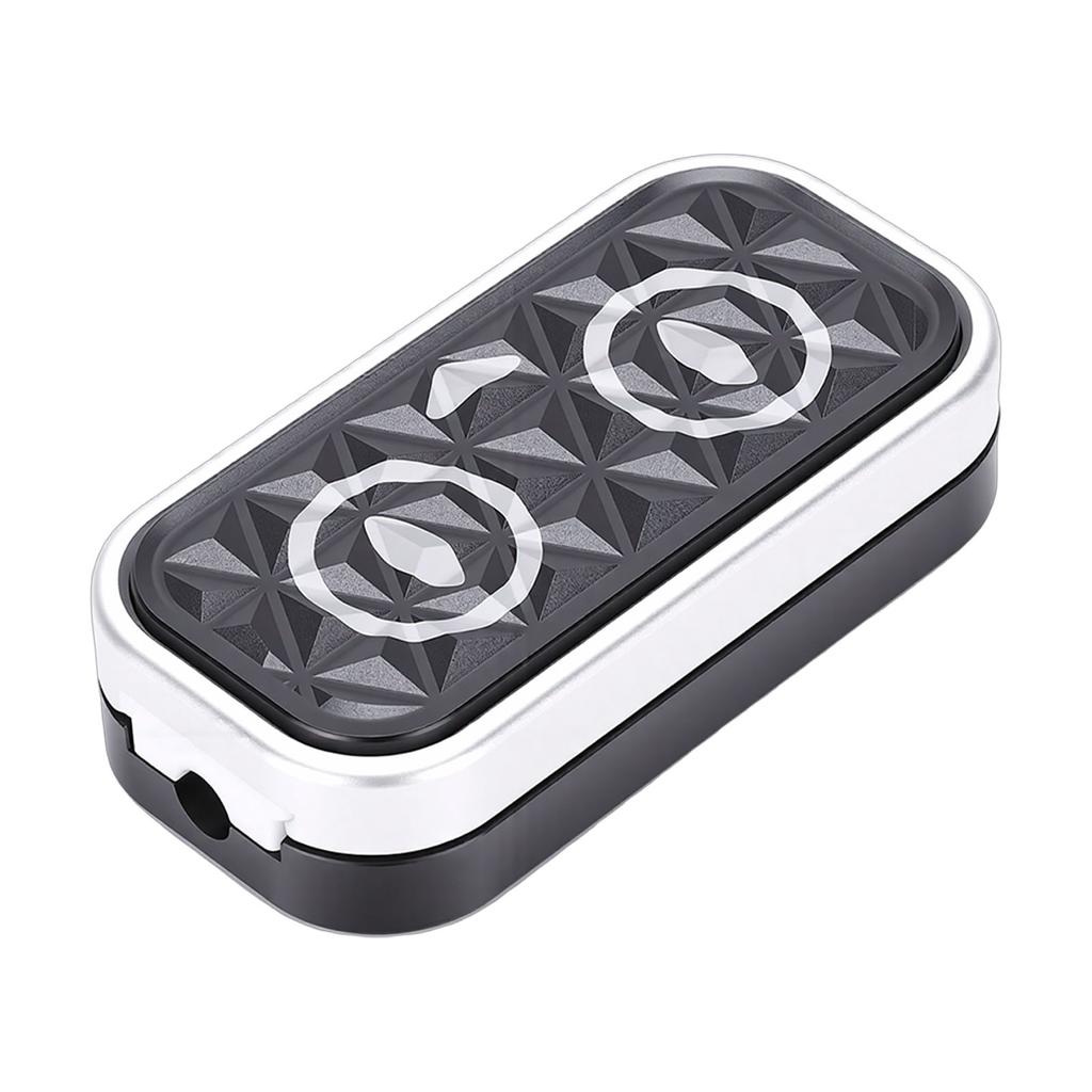 Mechanical Slider Aluminum Alloy Push Card Magnetic Toy Portable Haptic Finger Slider Toy for Office Home Travel