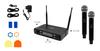 MusicMate MM-500 VocalPro Duo Wireless Microphone Set