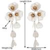 European & American Layered Flower Earrings - Korean Summer Style