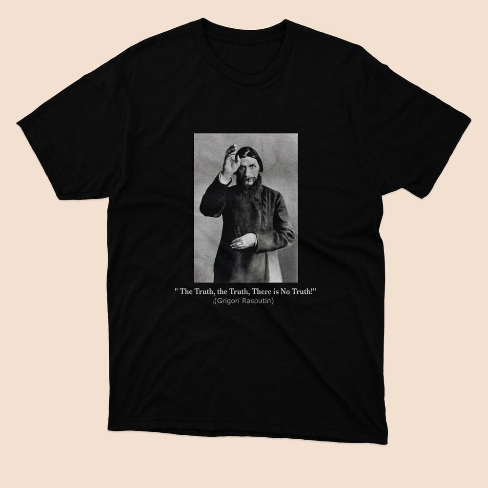 Limited Grigori Rasputin Mad Monk Quotes hirt Black S