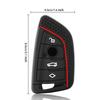 Silicone Car Remote Key Case Cover Shell for BMW X1 X3 X5 X6 X7 1 3 5 6 7 Series G20 G30 G11 F15 F16 G01 G02 F48 Car Accessories