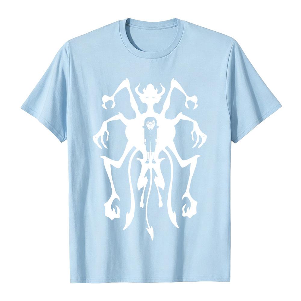 Haunted Hotel Graphic T-shirt Summer Women Men Soft Tees Streetwear Unisex O-neck Print Design Fashion Tshirts Cartoon Clothing