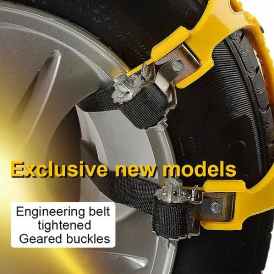 Car Snow Tire Cha Mud Tyre Wheels Thick Anti-Skid Belts Portable Tire Cha