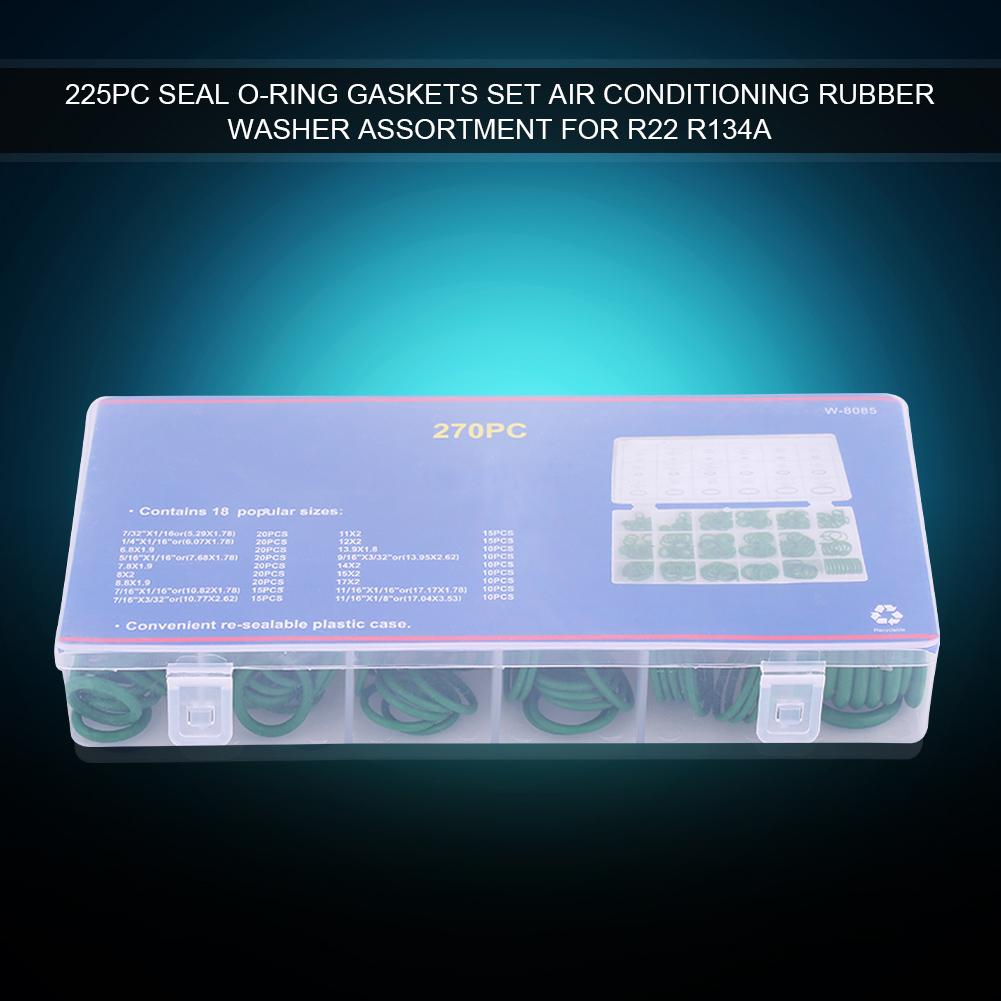 270pcs Assorted Car Conditioning O Gasket Rubber Washer Purple