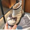 Girls' Princess Boots Autumn and Winter Plus Velvet Cotton Shoes Princess Shoes Children's Baby Shoes Soft-soled Fashion Short Boots
