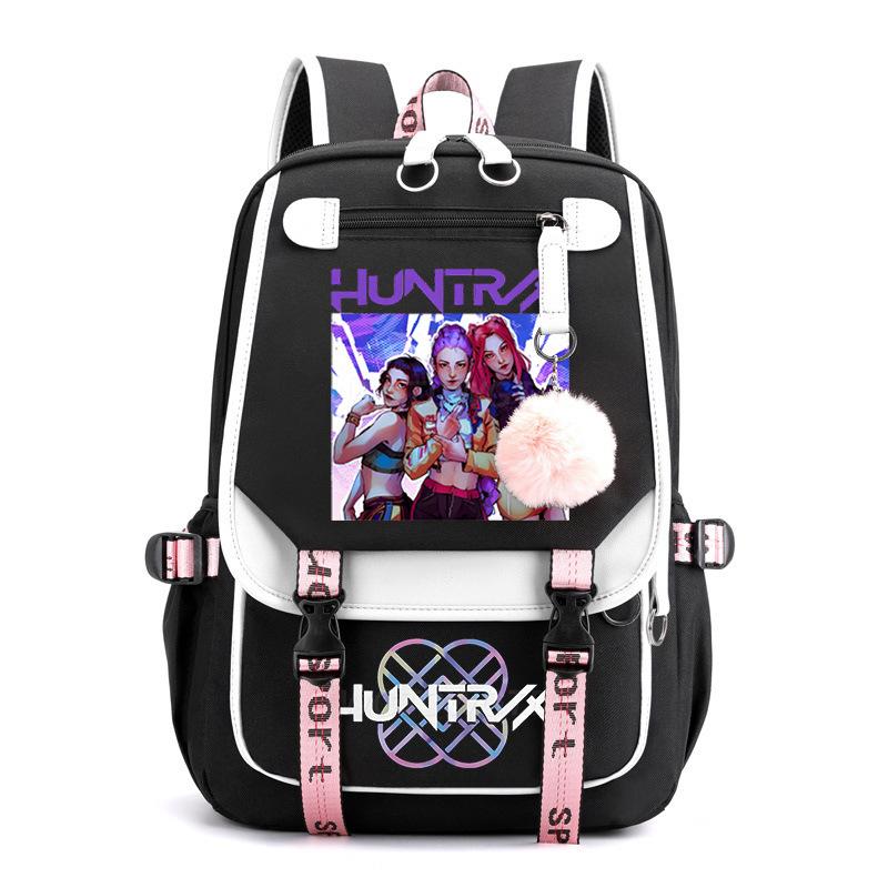 Witch Hunter Animation Cartoon Printed School Bag Large Capacity Junior High School Student Backpack
