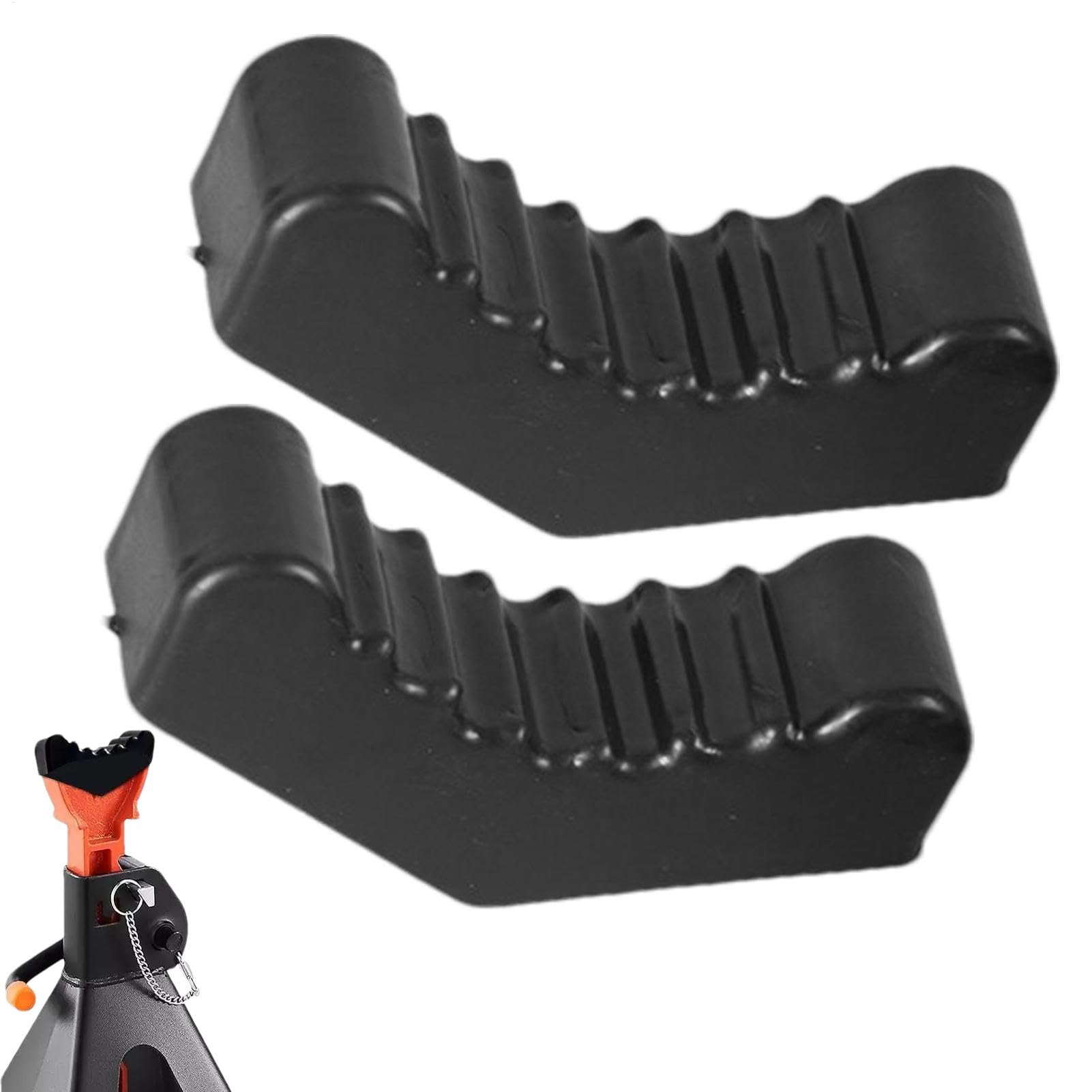 Rubber Car Jack Pad - Pinch Weld Adapter for Floor Jacks | Frame Rail See description