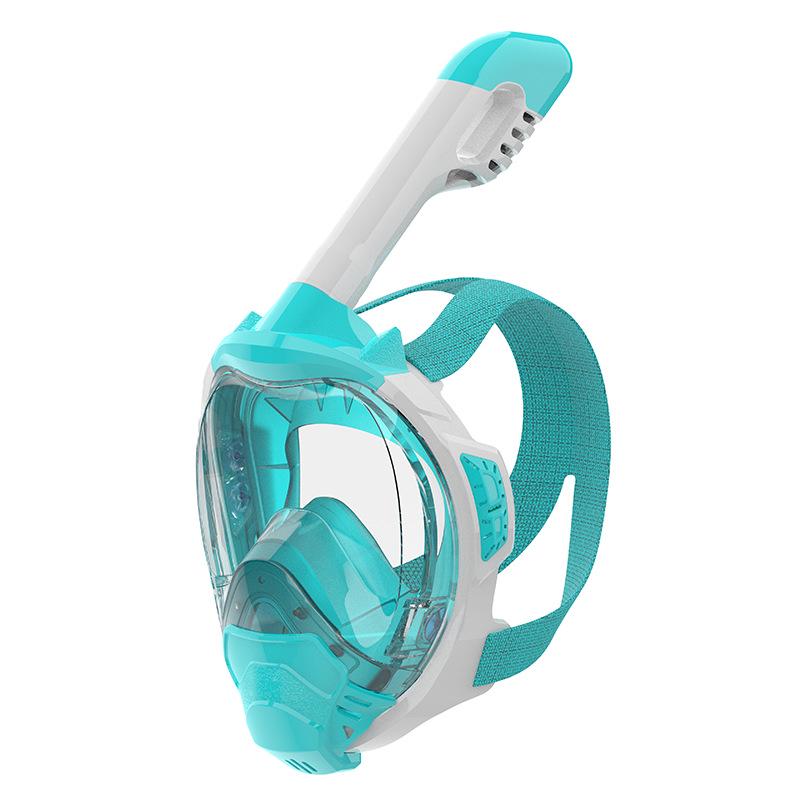 Silicone Diving and Snorkeling Set with GoPro-Compatible Swim Goggles