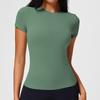 Womens Summer Yoga T Shirt With Breathable Fabric For Running And Fitness Practice