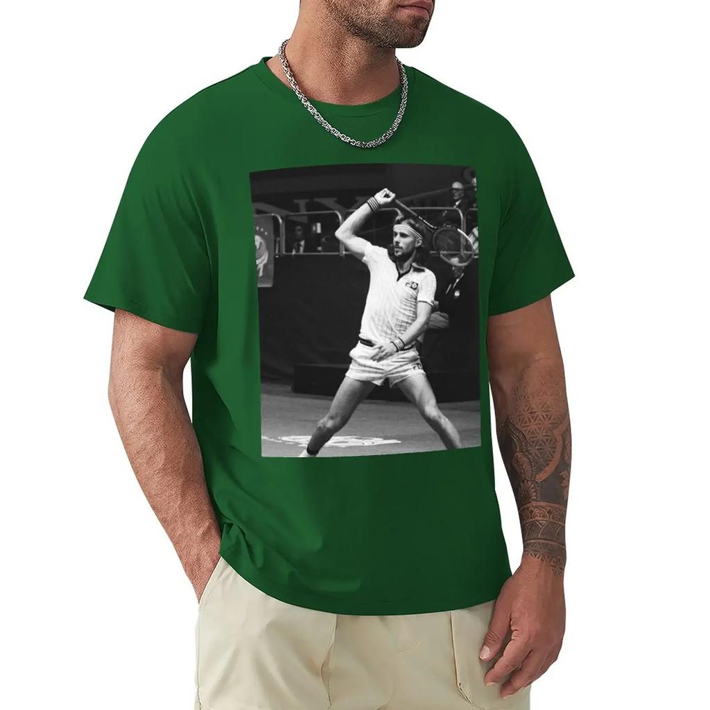 Borg The Ice Unisex Tennis Legend TShirt blanks oversized t shirt tees graphic shirts fruit of the loom Unisexs t shirts