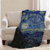 Blanket Throw Super G-Gogh Cosy V-Van Plush Living Room Sofa Couch Childish Art Birthday Gifts