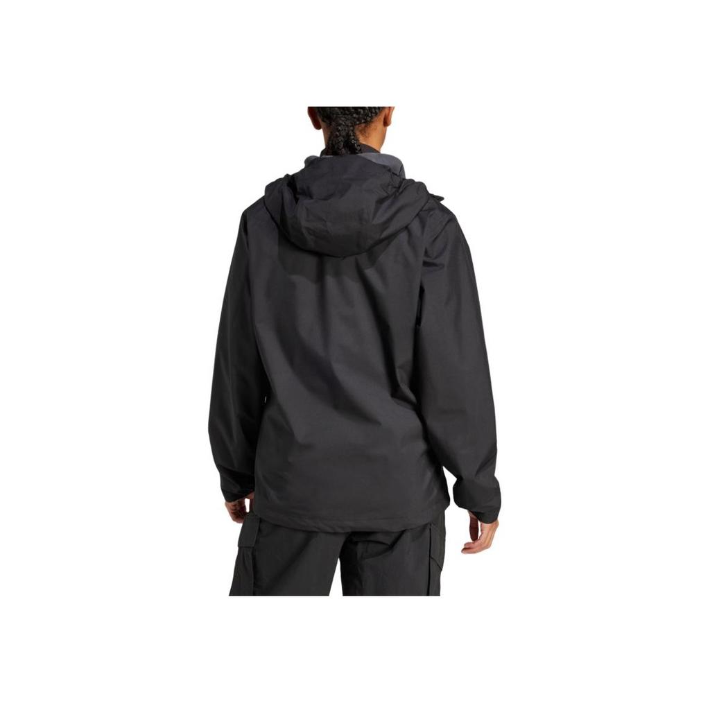 Adidas Womens MT ESS 3 In 1 Solid Color Comfortable Soft Hooded Jacket Women Jackets Black JY4792