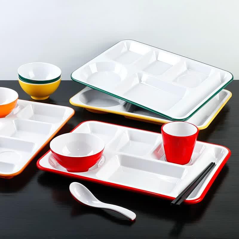 Chuzhou A5 Thickened Melamine 10-Piece Double-Color Cup Set