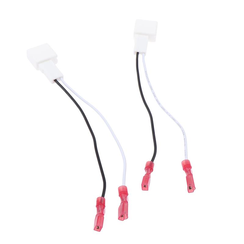 1Pair Car Tweeter Dash Front Speaker Wire Harness Adapter Cable Connector Wiring Cable For Camry Scion