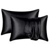 2Pieces Satin Pillowcase Set 50x66cm Optional Color Smooth And Soft Pillow Covers For Hair And Skin Protection