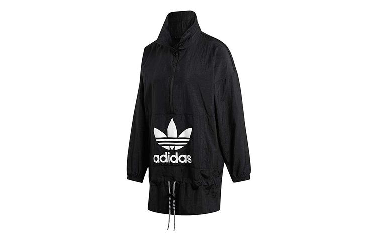 

Adidas Originals Jackets Women s Black Stand Collar Moderate Other ED7595 32