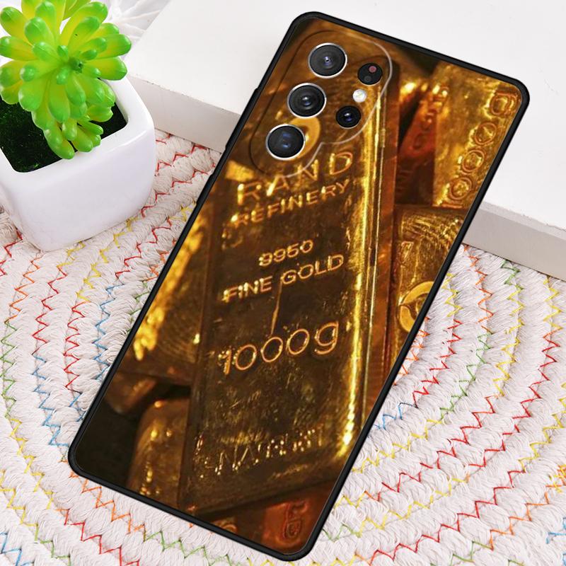 Switzerland Fine Gold TPU Phone Case For Samsung Galaxy note 10 pro S26 S25 S24 S23 S22 Ultra Plus S21 FE S20 Shockproof Cover