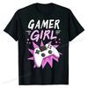 Gamer Girl Gaming Streaming Video Games Gift T-Shirt Special  Tshirts Cotton Tops Shirt cosie