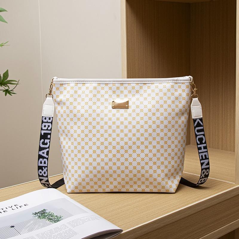 Women's Bag, New Fashion Printed Bag, Simple Shopping Bag, One Shoulder Messenger Bag.