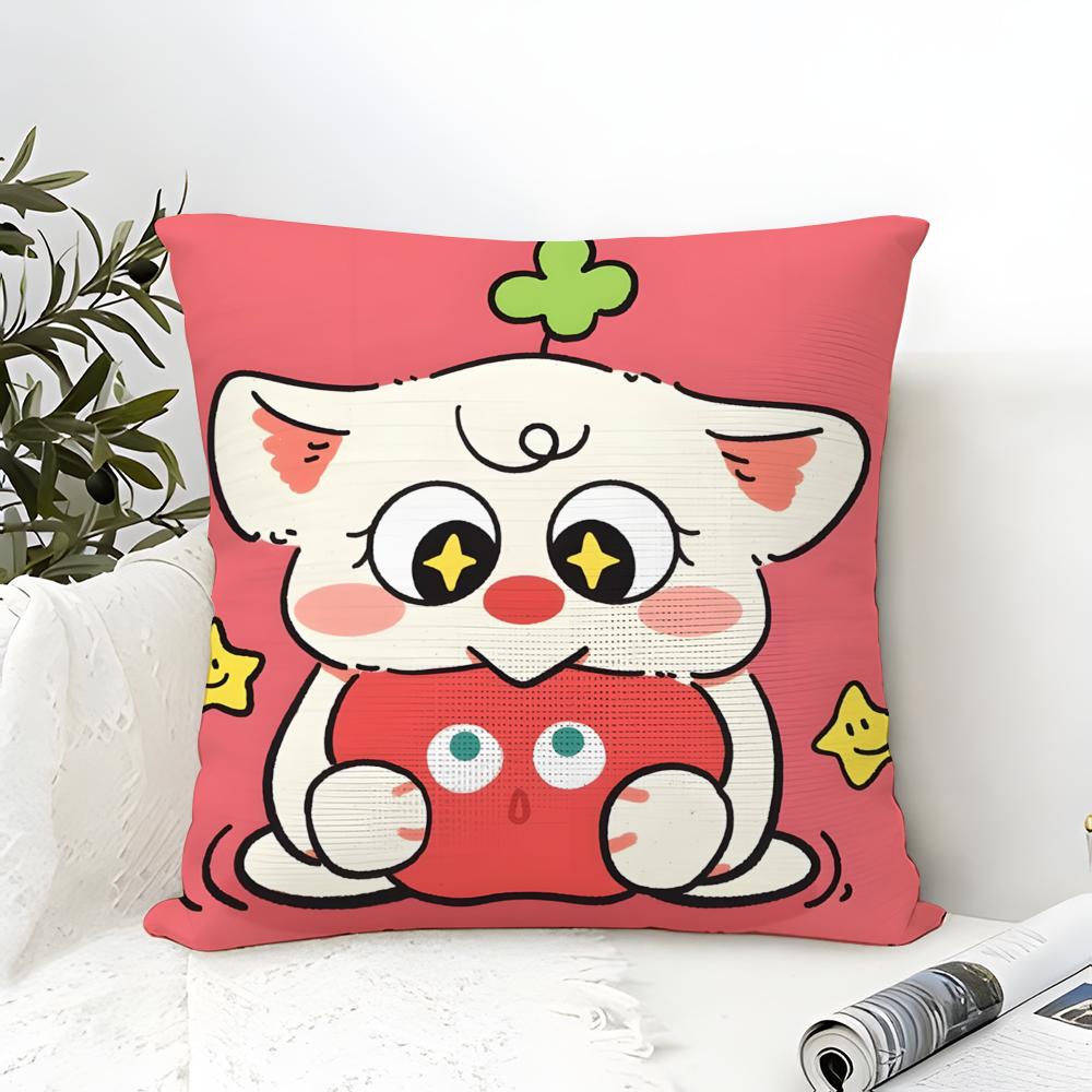 Funny And Quirky Party Animals Pillow Case Cotton Linen Fabric Square Zipper Pillowcase Home Decorative Living Room