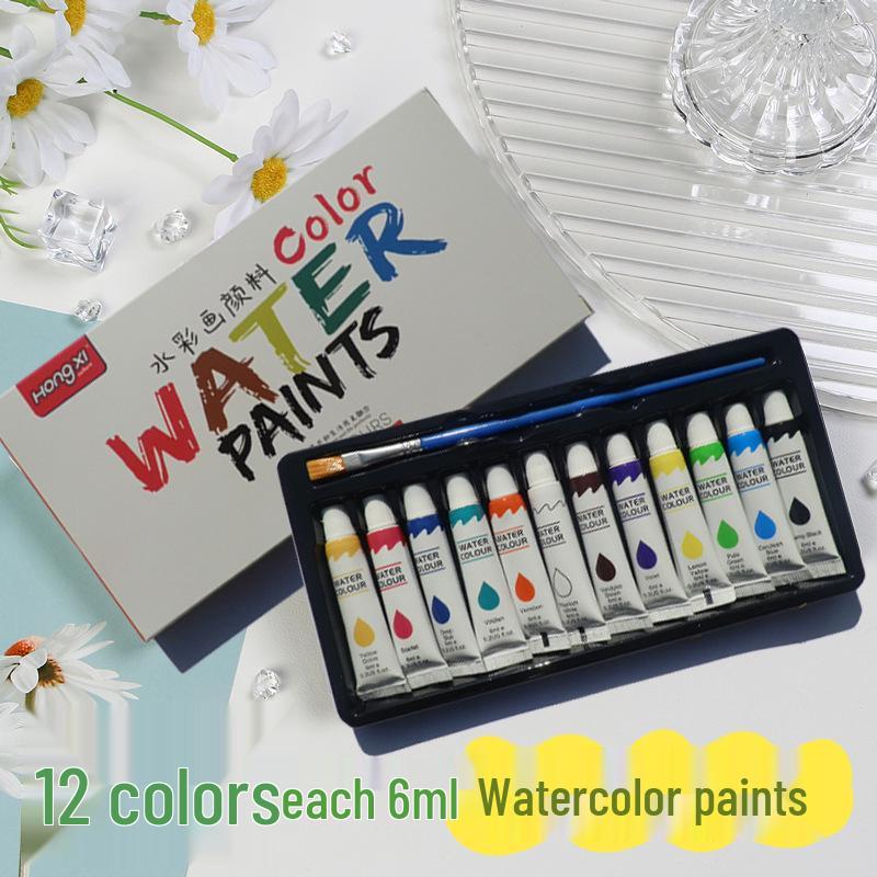 Tragbare Reise-Aquarell- und Acrylfarbpalette