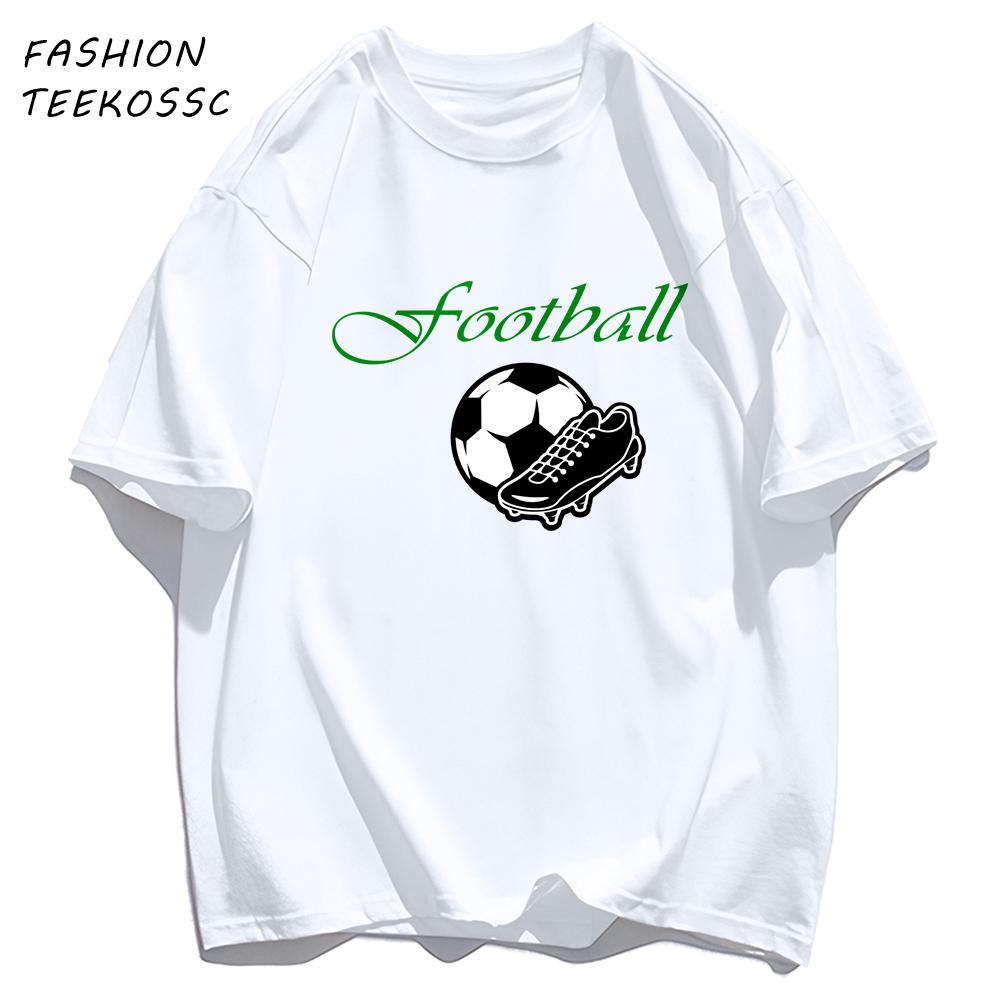 Football Is A Very Healthy Sport TShirt Men Summer AllMatch TShirts ONeck Casual Short Sleeve Hip Hop Cotton Streetwear