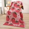All-Season Gauze Bath Towel Blanket with Floral Pattern - 160x80cm