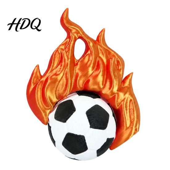 Small Lightweight Fidget Toy Toy Stress Relief Decompression Rotating Flame Football Travel-friendly