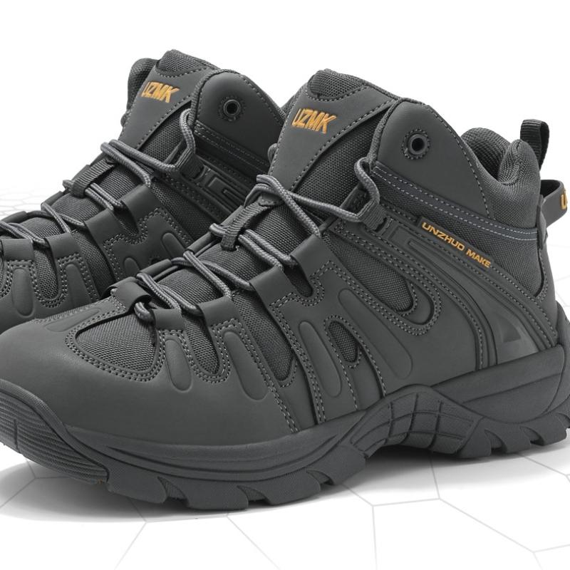 New Men's Tactical Boot Breathable Safety Anti-Slip Hunting Boot Motorcycle Male Army Boots Desert Climbing Hiking Shoes Size Plus