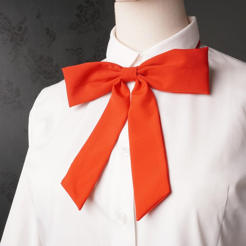 Jk Series Girl School Uniform Bow Tie With Satin Material For Graduation And Casual Wear