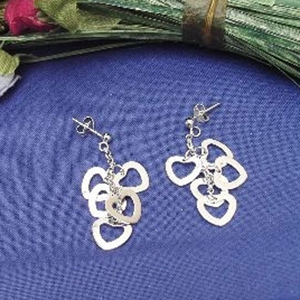 Les Trésors De Lily [B9539] - Silver Earrings 'Choreography'