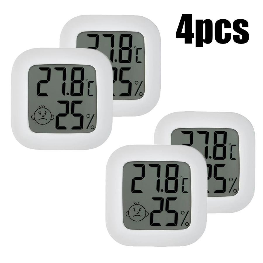 LCD Digital Thermometer Hygrometer Home Indoor Temperature Humidity Meter Sensor Gauge Weather Station for Home Room Baby