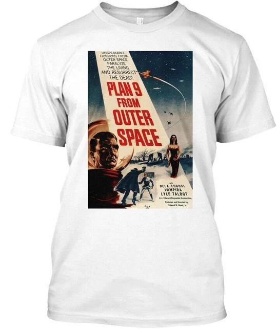 Plan 9 From Outer Space Vintage Horror Paralyze TTshirt Made In USA S To 5XL L