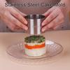 Cake Ring Mold Stainless Steel Seamless Round Mousse Cake Molds with Pushers And Lifters Kitchen Baking Tool for Home Bakery Use