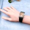 Used [Working item] Good condition EMPORIO ARMANI stainless steel watch square men's Emporio Armani orange beige brown