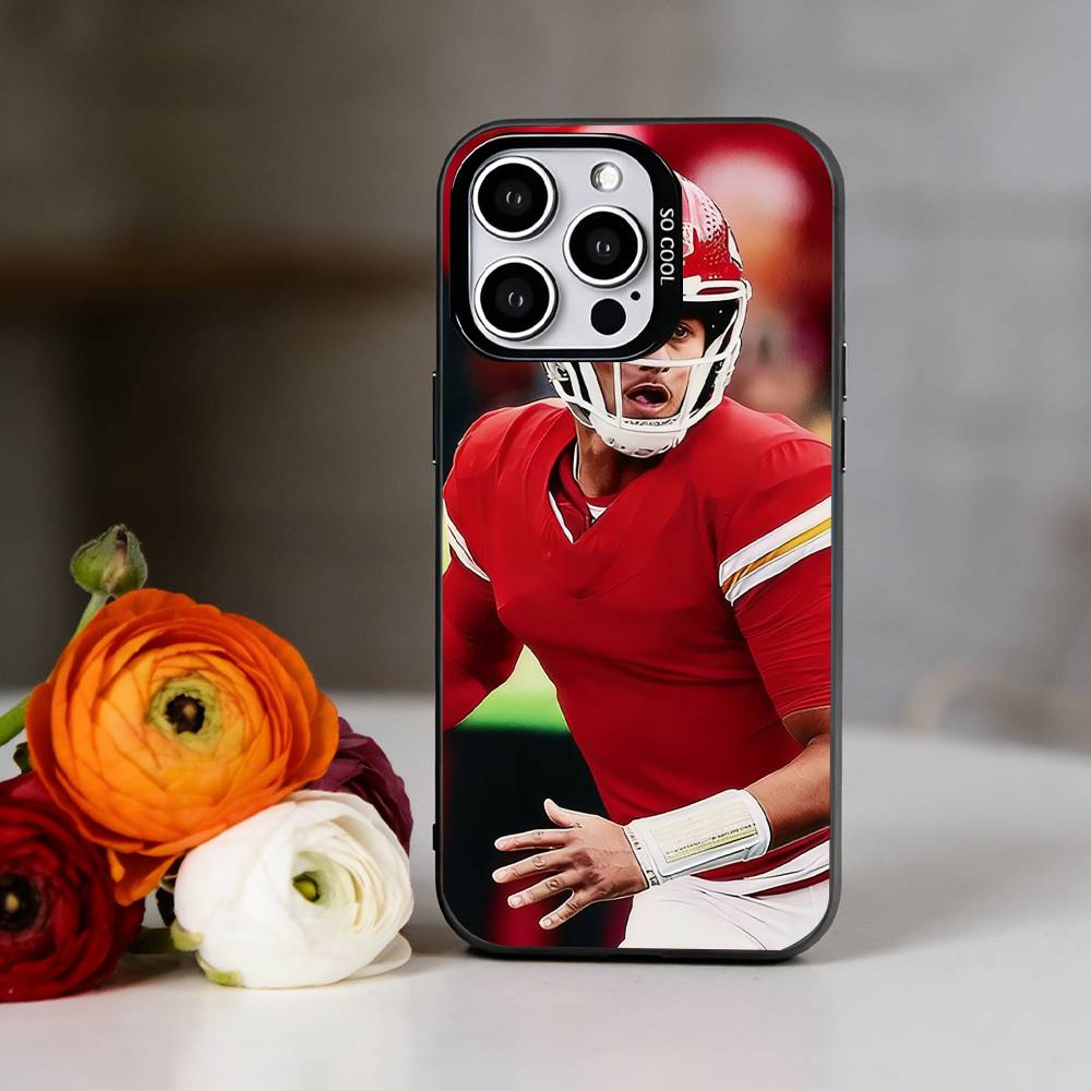 Patrick Mahomes Phone Case For iPhone 17,16,15,14,13,12,11 Plus,Pro Max,XS,Colorful Silver Phone case Funda Cover