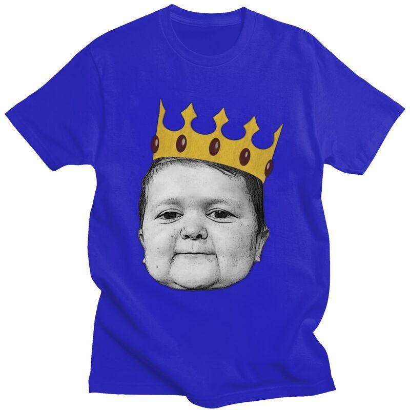 Custom Hasbulla Magomedov Crown Meme T Shirt ShortSleeve Cotton Tshirt Leisure Hasbulla Fighting Meme Tees Slim Fit Clothing