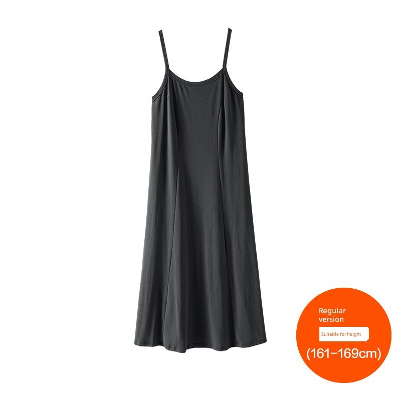 

Size Women s Clothing [Korean Style Early Autumn Wear Match Suit] Lightweight Breathable Long Sleeves Shirt Suspender Skirt Flab Hiding Suit Skirt