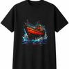 Lifeboat Retro Mens Womens T-Shirt Engineering Unisex Novelty Gift Tee Funny