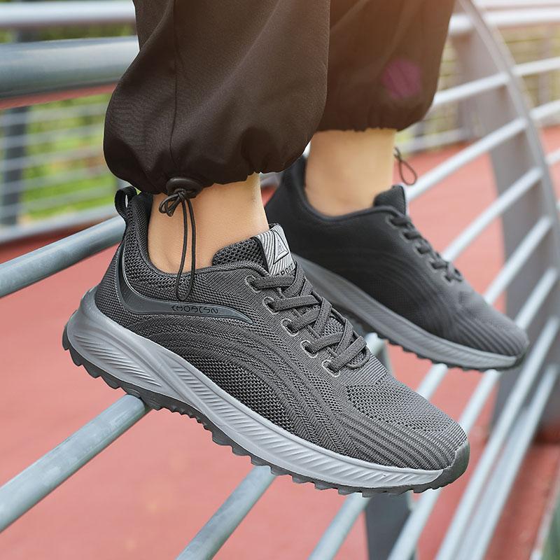 Man Sneakers Mesh Sport Running Shoes For Men Platform Casual Walking Sneakers Shoes Male