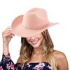 Unisex Western Denims Hat Wide Border Hat Polyester Outdoor Fashion Hat Fashion Accessory for Men and Women