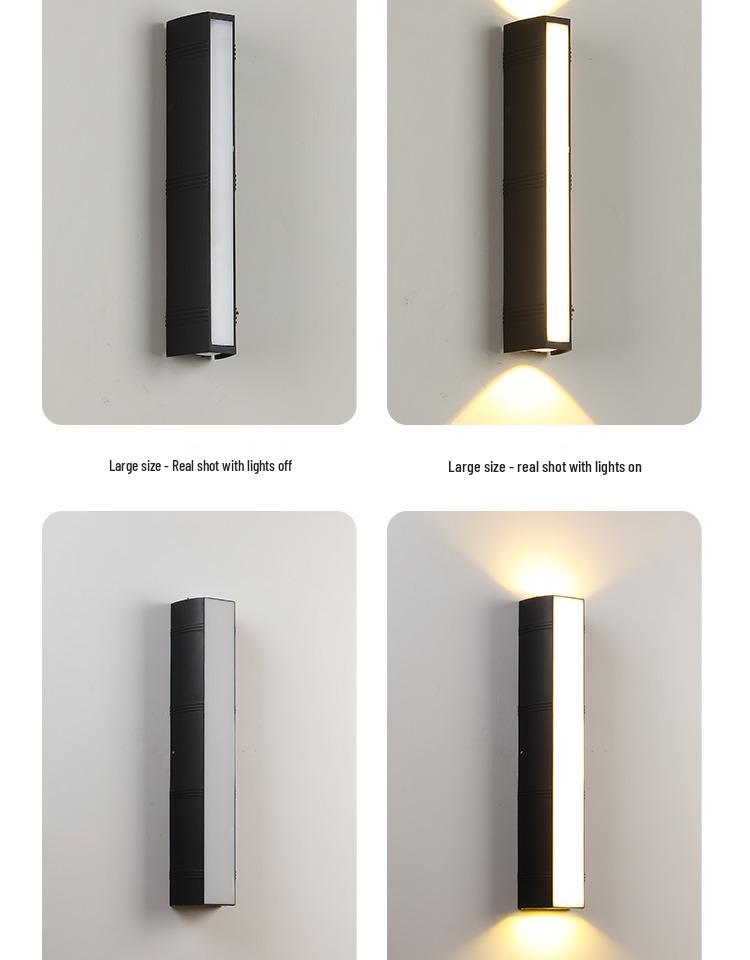 LED Waterproof Outdoor Wall Light for Balcony, Courtyard, and Gate
