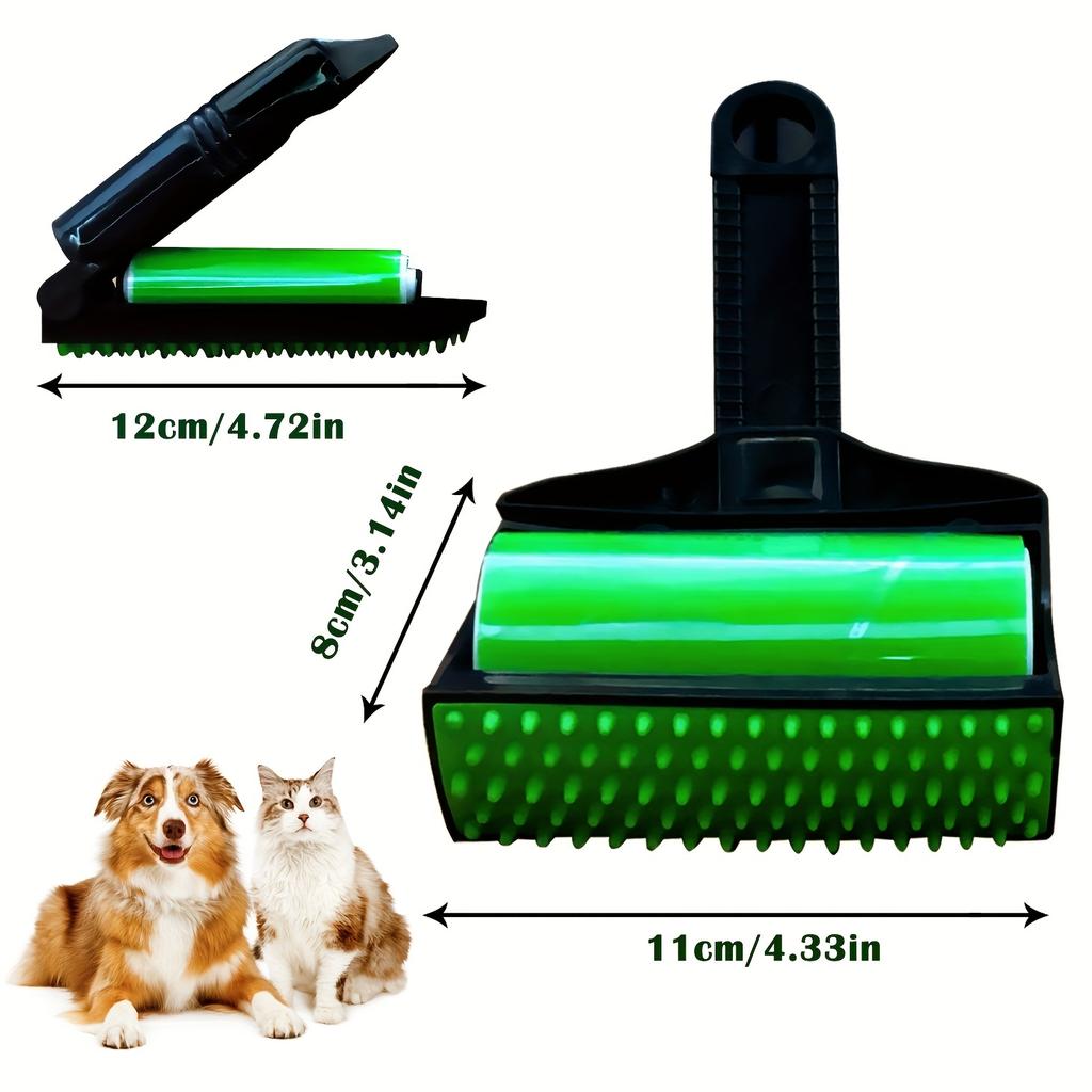 Handheld Lint Roller Pet Hair Remover, Reusable Lint Rollers Washable Lint Roller