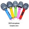 Inflatable Microphone Toy for Kids 0-3, Musical Instrument Prop for Parties