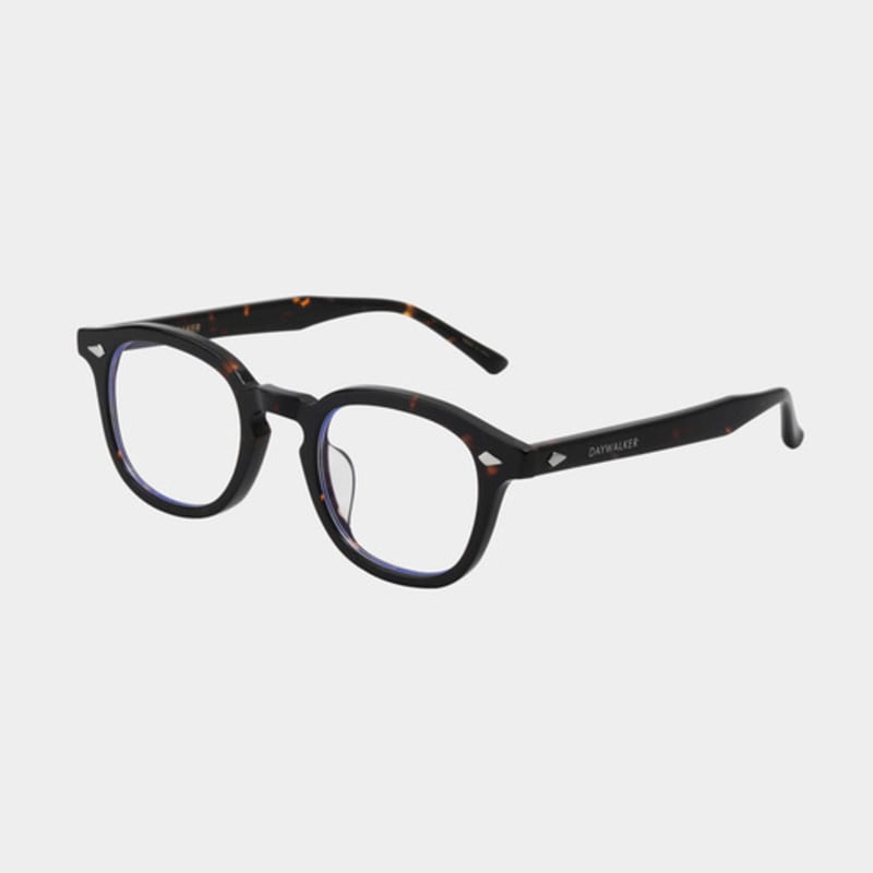 DAYWALKER Zeiss Lens Unisex Blue Light Blocking Horn-Rimmed Glasses LEO C4A