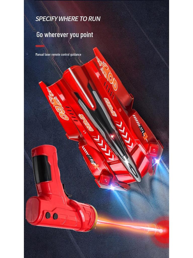 Infrared Light Remote Control Wall-Climbing Stunt Car - 2.4G Drifting Toy for Kids